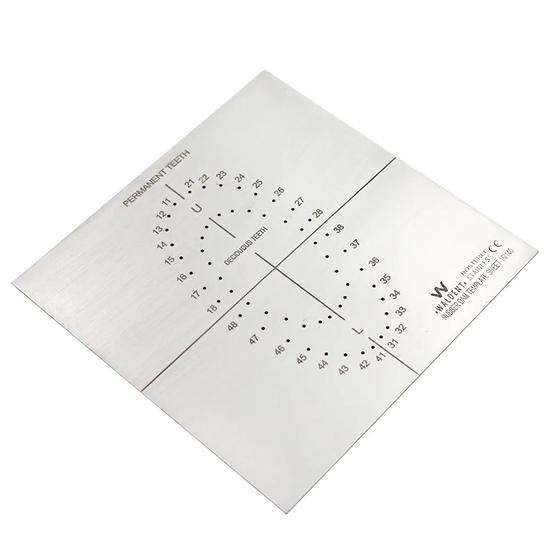 

Waldent Rubber Dam Template Sheet (16/140)