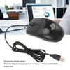 Black USB Wired Mouse Plug Play Optical Mouse Comfort Grip Ergonomic Mouse  Gaming