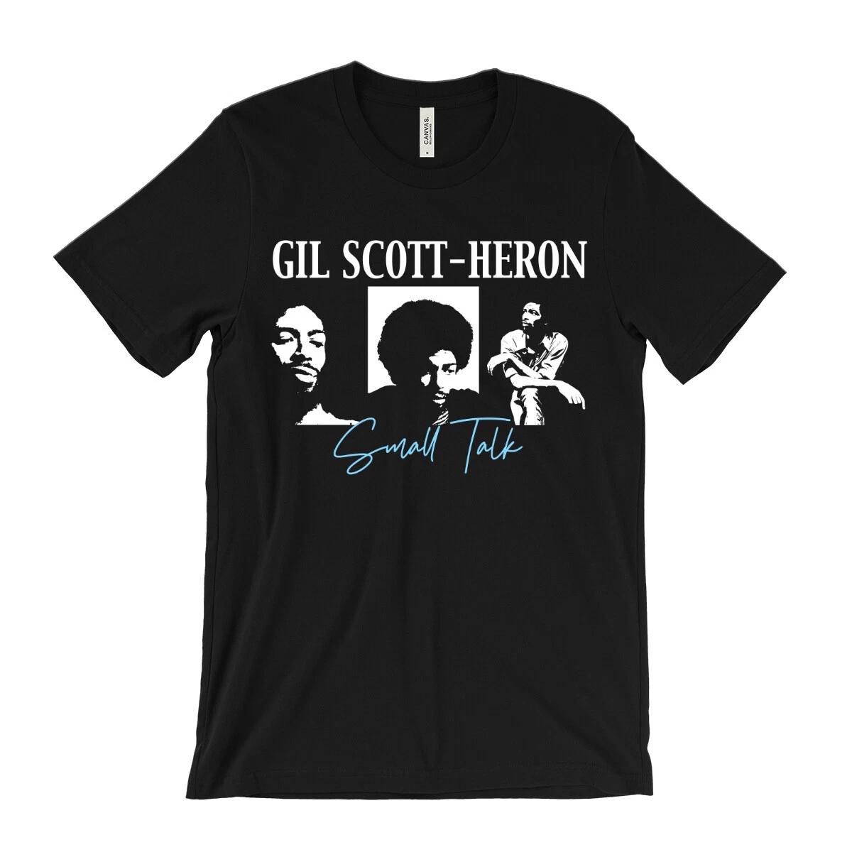 Gil Scott-Heron T-shirt - Small Talk at 125th and Lenox - Revolutionary Poet 3XL