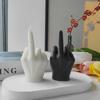Middle Finger Candle Smokeless Non-toxic Scented Candle Gesture Birthday Wax Light Hand Figurines Home Ornament Desktop Decor