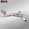 YZF-R1 Stainless Steel Decat Dual Outlet Mid-pipe for 07-08, Easy Install