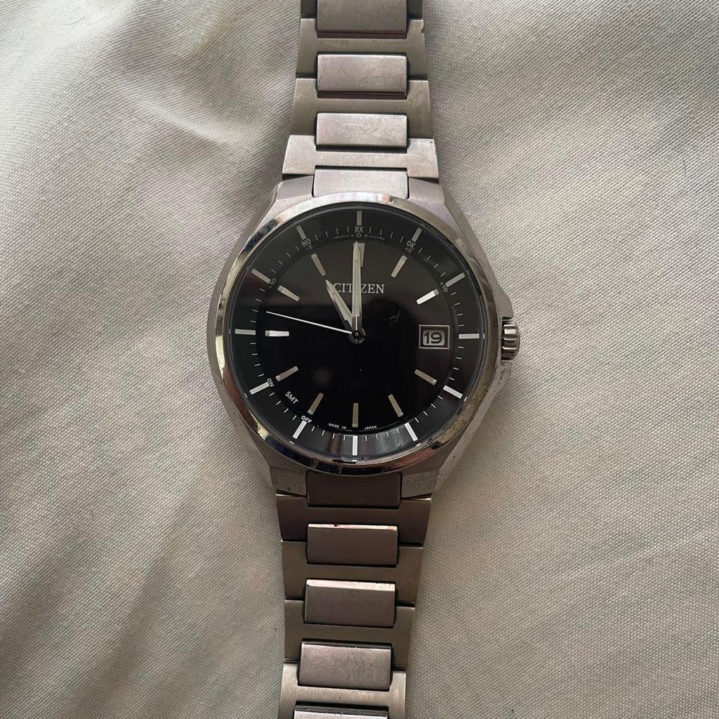 Used CITIZEN Citizen watch H410-T003826 black dial