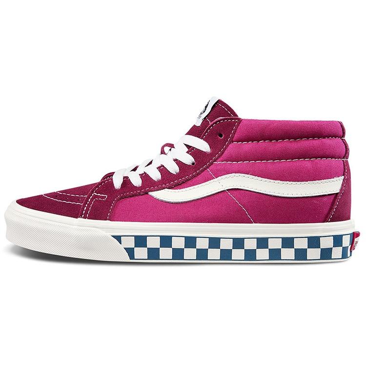 Vans Sk8-Mid Reissue  Checker Sidewall - Rumba Red Jazzy  Men s VN0A391FWQ5 EU 40