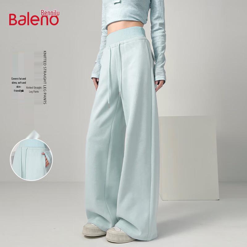Baleno Women's Knitted Wide-Leg Pants