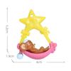 PVC Sleeping Tom and Jerry Car Ornament, Sweet Sleep Dolls for Car Interior Decoration, Cute Cartoon Dashboard Figurine