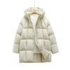 Cotton Clothes Women's Season Medium and Long Cloud Puffs Fashion Hooded Warm Jacket