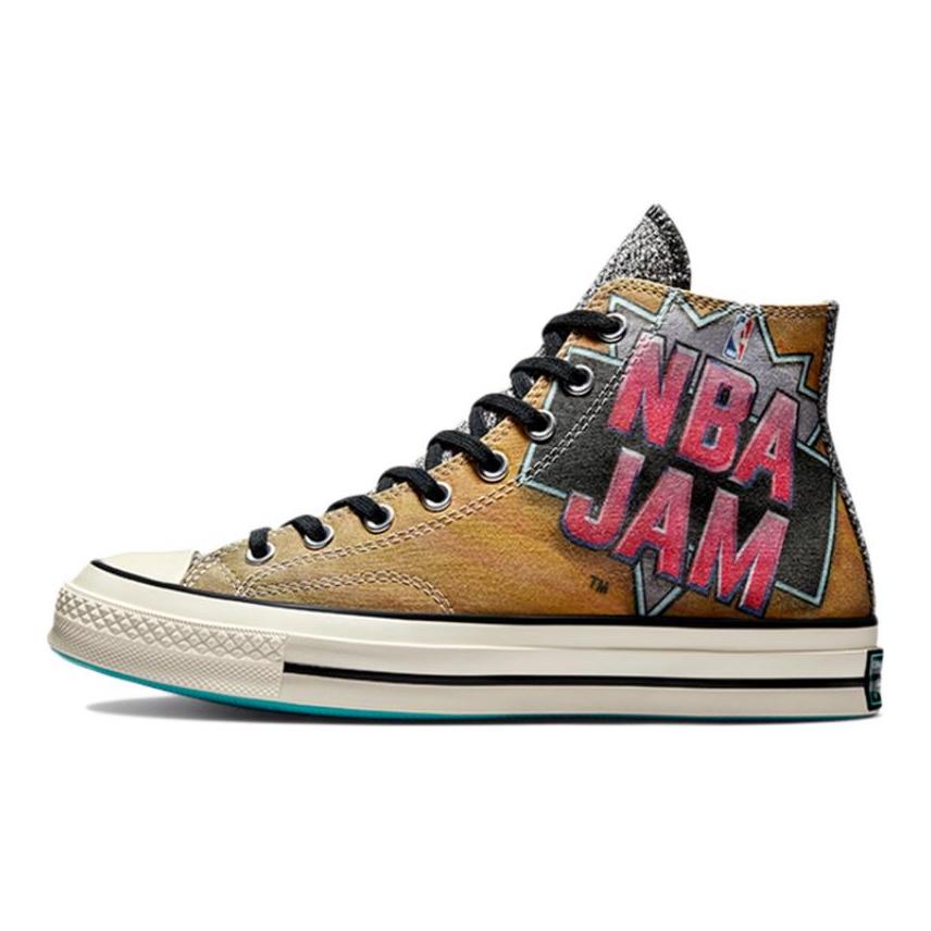 NBA X Converse Chuck Taylor All Star 1970s Casual Comfort High Top Espadrilles Unisex Brown