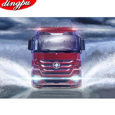 Vollbohrer Diamantgemälde Kreuzstich LKW Strass Stickerei Home Mosaik Dekor Geschenk