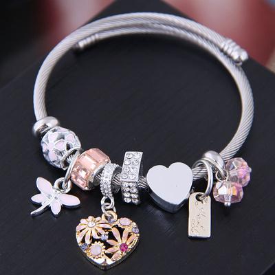 Daisy Love Kristall Perlenarmband Koreanischer Student Freundin Armreifen für Frauen