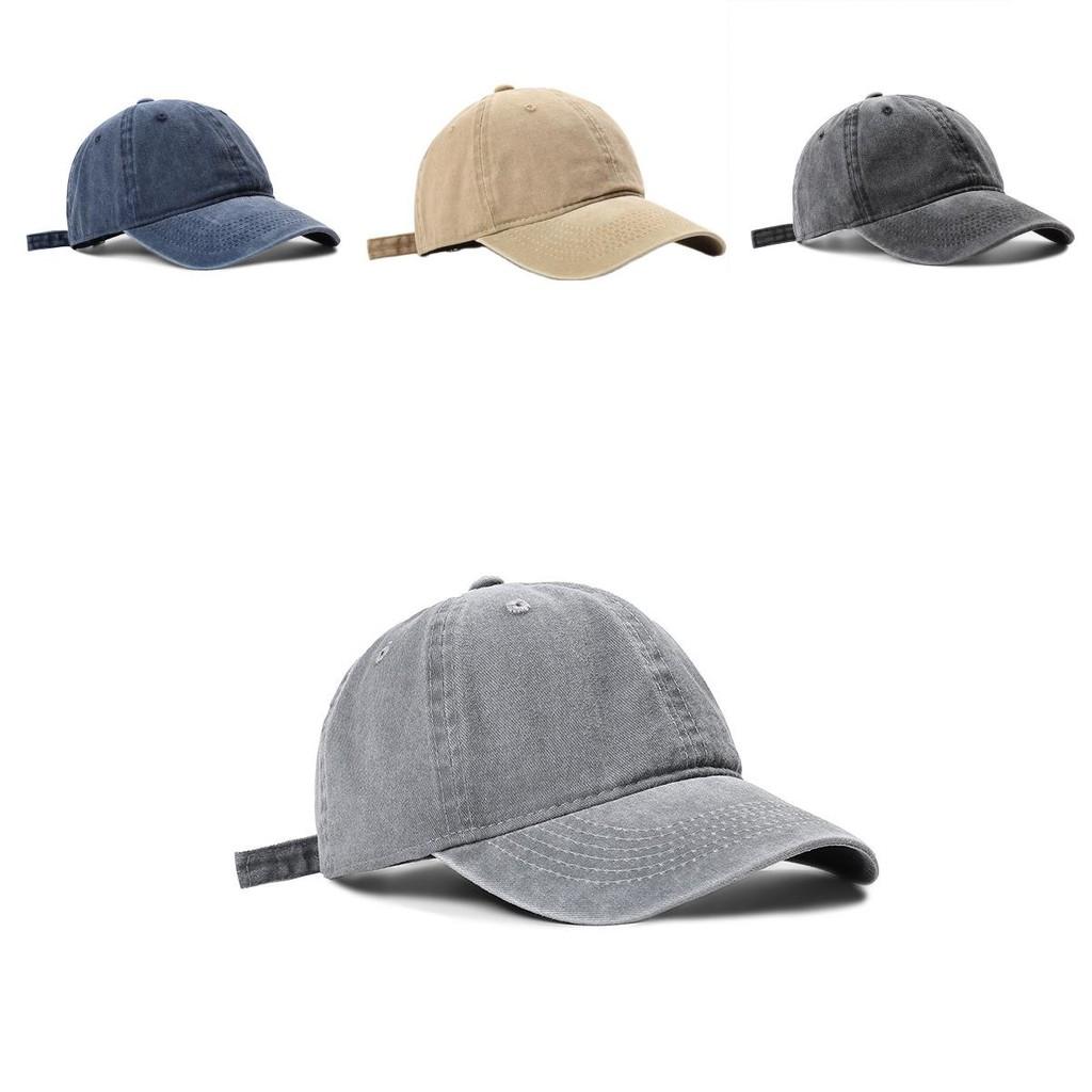 Fashion Washed Summer Cotton Baseball Cap For Men And Women With Protection Sun
