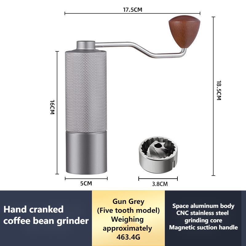 Hand Cranked Bean Grinder Hand Ground Coffee Machine Coffee Bean Grinder Manual Coffee Grinder Kitchen Bar Counter Utensils