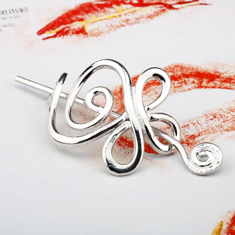 European & American Retro Celtic Knot Hairpin - Metal Crown Updo Clip