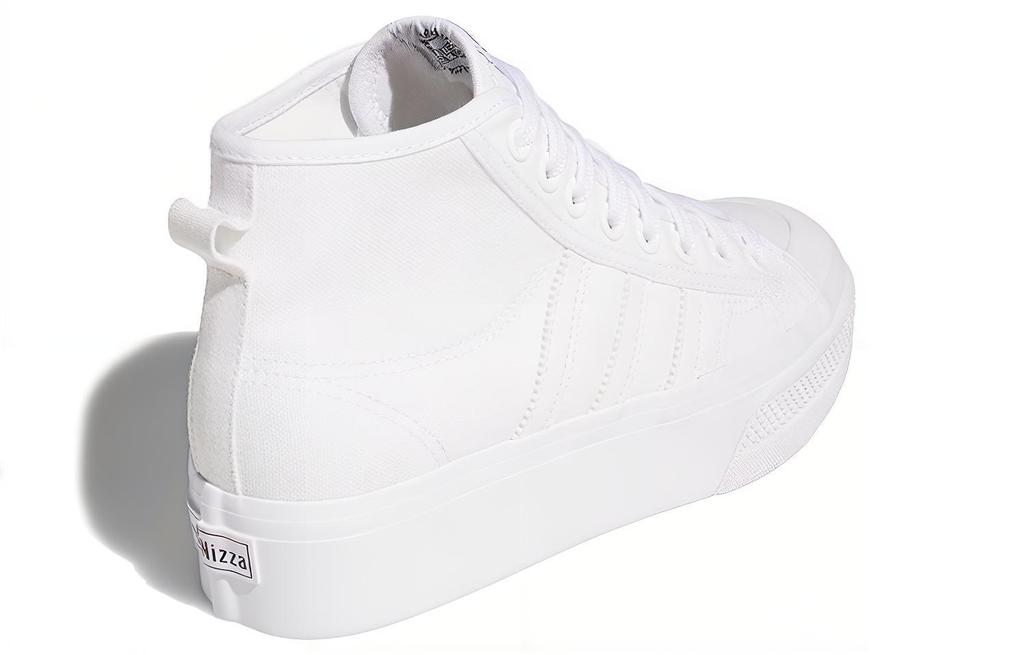Nizza Wmns Adidas Originals Platform Mid 'Triple White' Donna FY2782