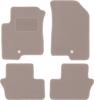 Beige Velour Floor Mats For: Dodge Caliber Hatchback (2006-2011)