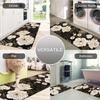 1Pcs Anti Fatigue Kitchen Rugs, Bohemian Floral  Print Waterproof Non-Slip Thick Cushioned Kitchen Mat Heavy Duty Comfort Standing Mat for Kitchen