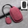 4 Buttons Car Remote Key Case Cover for Honda HR-V CR-V CRV Civic Accord 2021 2022 2023 Leather Car Key Shell Fob Keychain