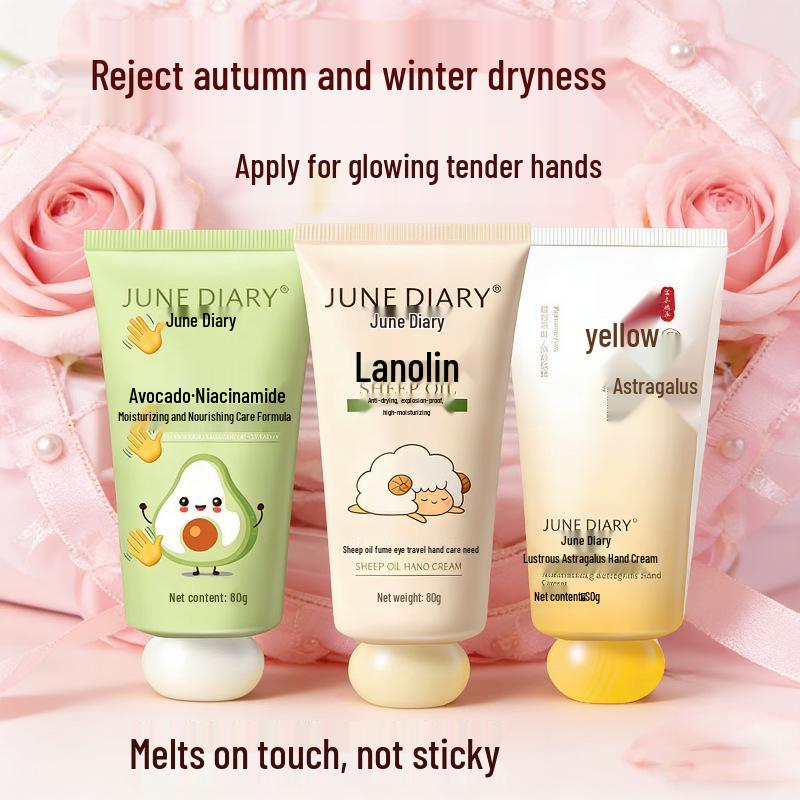 June Diary Astragalus Hand Cream: Moisturizes, Hydrates, Nourishes, and Smooths Hands