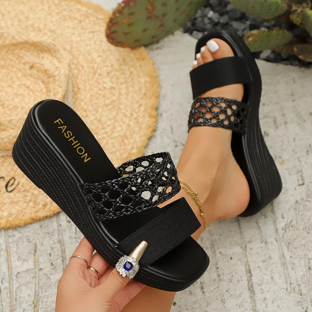 Summer Anti-slip Wedge Sandals Women New Summer Slippers Roman Sandals Bottom Casual Beach Shoes Women Sandals Women