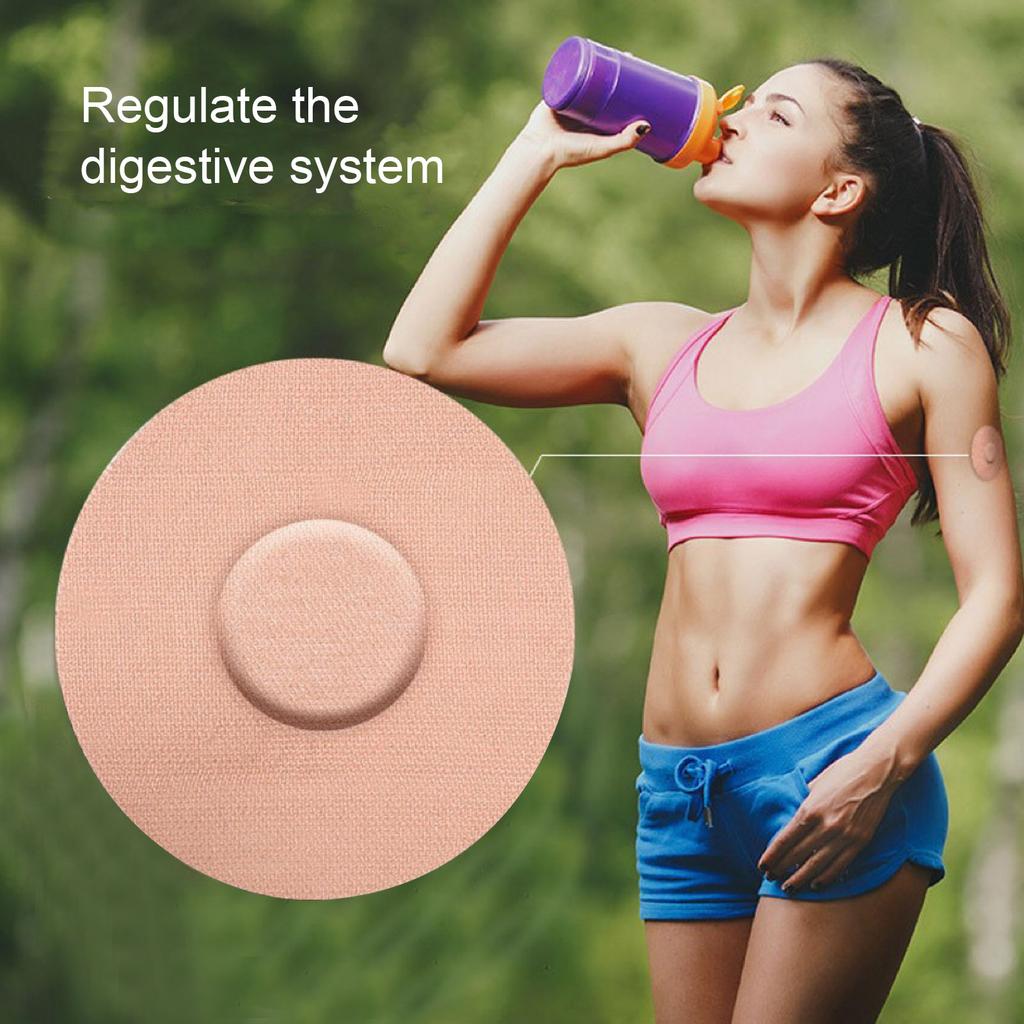 Terahertz Patch Round Shape Promote Metabolism Allaying Tiredness Acupressure Sticker