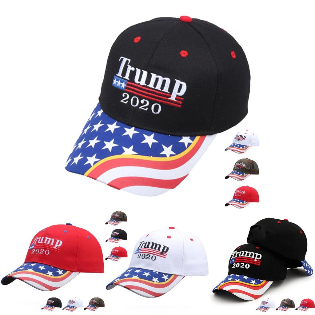 Trump President Donald 2020 Hat Usa Flag Make America Great Again Baseball Cap