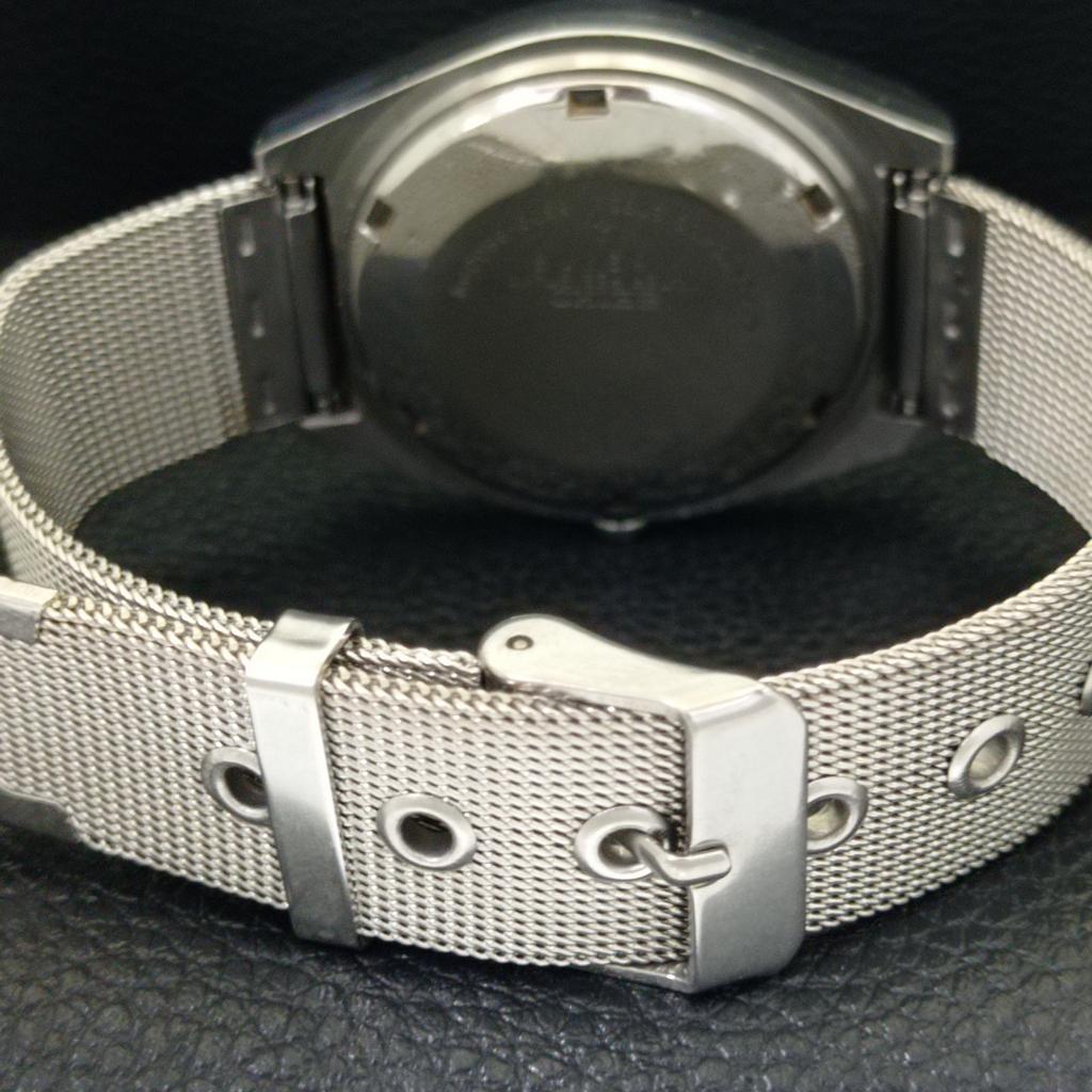 Seiko 5 AUTOMATIC VINTAGE 6309A JAPAN MENS ARABIC BLACK DIAL WATCH A702669-1 R209-a702669