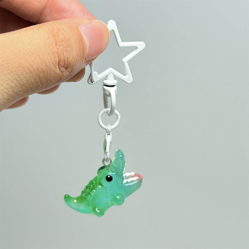 

Creative Cartoon Cute Mini Alligator Keychain Pendant Phone Strap Key Ring Bag Ornament Hanging Decoration