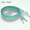 4 cm Widened Gradient Color Organza Shoelaces Chiffen Yarn Bow Wide Laces Trend Beauty White Casual Sneaker Shoes Laces Dropship