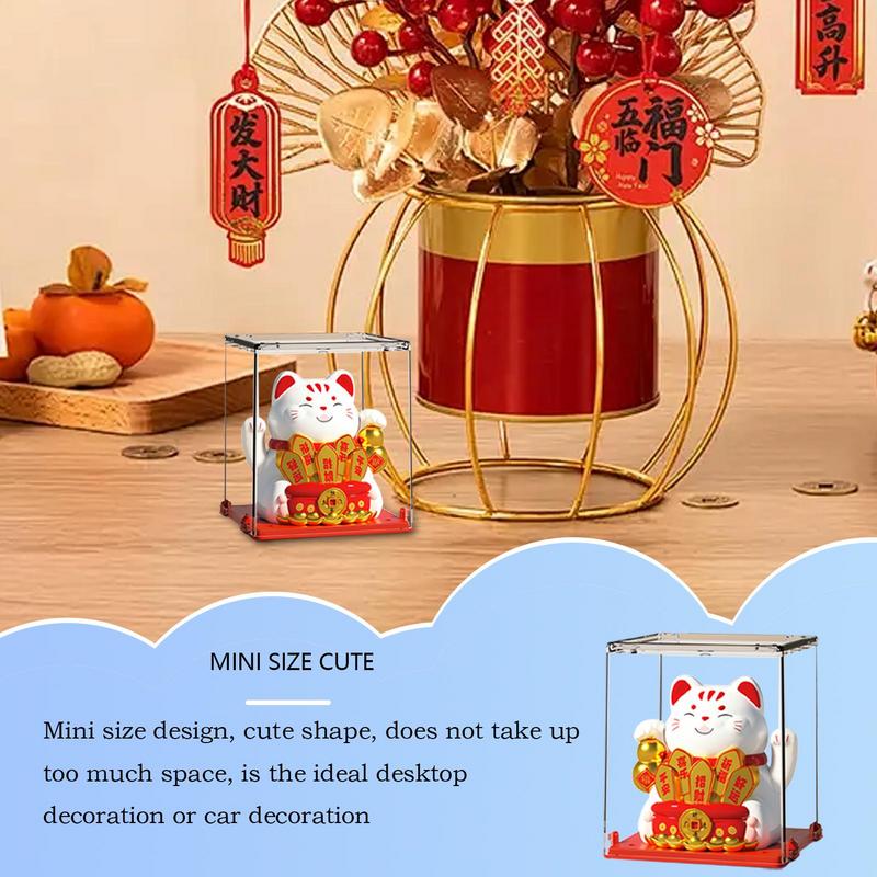 Солнечная Машина Кот Счастливый Кот Статуэтка Кота Приветствующие Коты Праздничные Изысканные Китайские Украшения Счастливый Кот Для Офисов Гостиной spain