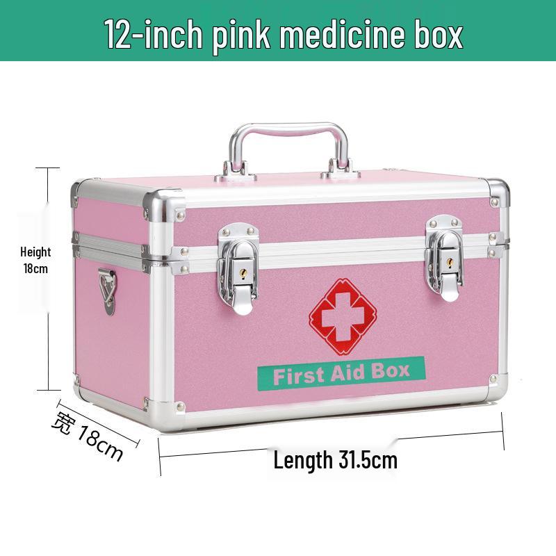 Портативный многослойный контейнер для лекарств большой вместимости - Дорожная и домашняя аптечка первой помощи