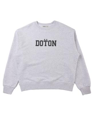 DOTON Simple Logo Print Sweatshirt (White Melange)