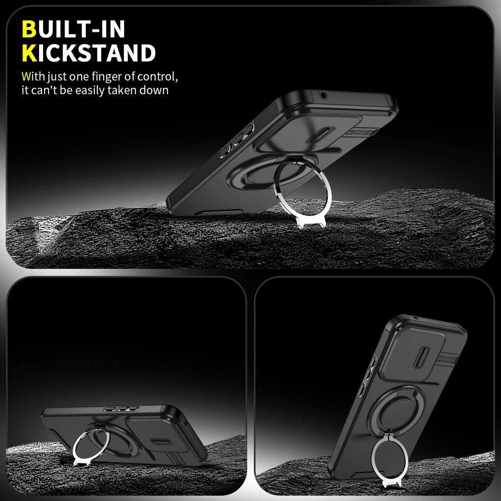 Invisible Ring Stand Cover Case for Xiaomi 15T Pro 5G 14T Poco X7 Pro F7 Ultra Xiao Mi 15t Xiaomi15t