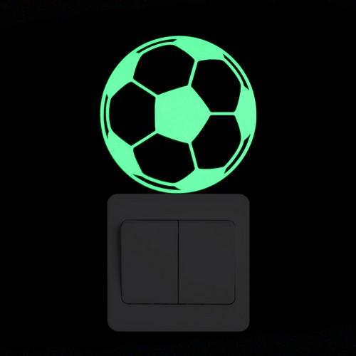 Luminous Cartoon Switch Sticker Glow in the Dark Cat Sticker Fluorescent Fairy Moon Stars Sticker Kid Room Decoration Home Decor