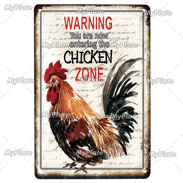 MyPlate Fresh Egg Metal Sign Vintage Plaque Tin Sign Home Decor Bar Sign Coop Ckicks Art Poster Outdoor Decor