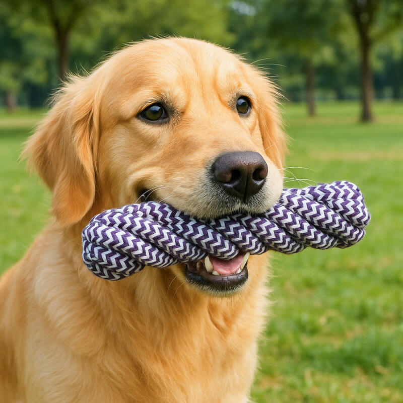 Dog Rope Toy Tug of War Teething Rope