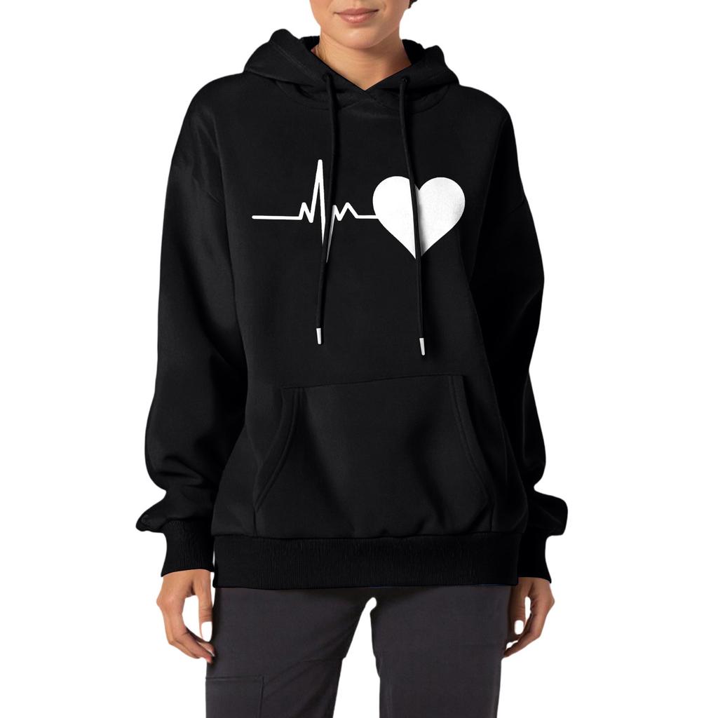 Womens Hoodies Oversized Sweatshirts Long Sleeve Casual Pullover Hooded Sweatshirt Tops