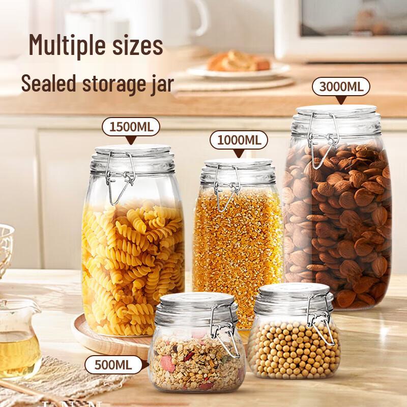 Maxcook Airtight Glass Storage Jars