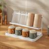 Double Layer Bottle Drying Rack Removable Cups Storage Rack Durable Mug Organizer  Home