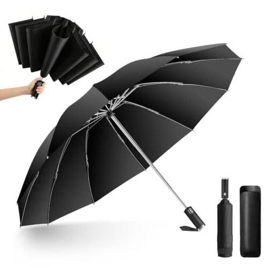 Sunshade Folding Umbrella2026 ArrivalExtra Large SizeJIS CertifiedOne-Touch Automatic Open Close Umbrella Reverse Windproof Water-Repellent Teflon Big