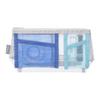 DESIGNPHIL MIDORI Mesh Pouch, Pencil Case, Tool Pouch, Gusseted, Light Blue, 53353006