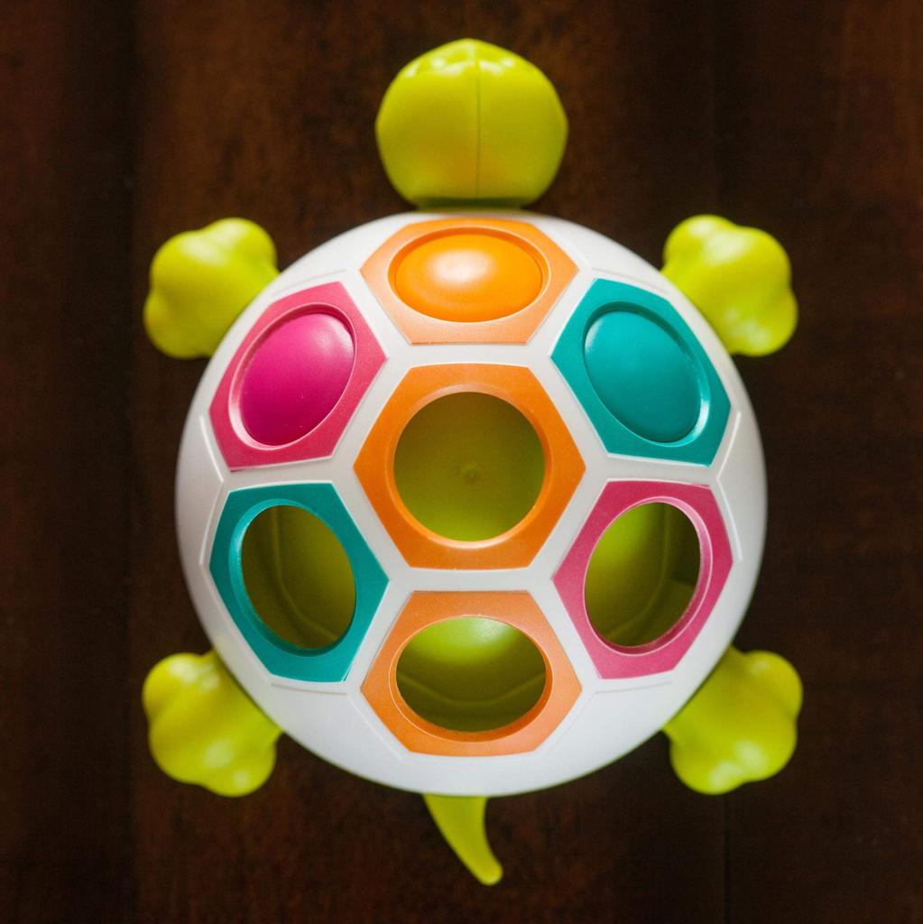 Authentic Fat Brain Toys Pop Slide Shelly Toy for Toddlers and & (FA123-1) [Educational Babies]