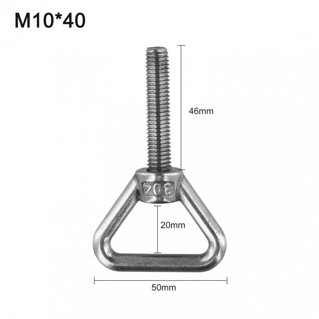 Part Name Load Bearing Bolt Stainless Steel Triangular Lifting Ring Screw
