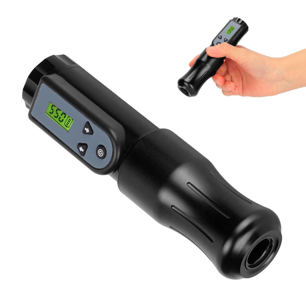 Wireless Tattoo Pen   Tattoo NaMachine Cartridge Needles Coreless Motor Electroplating LCD Display for Beginners