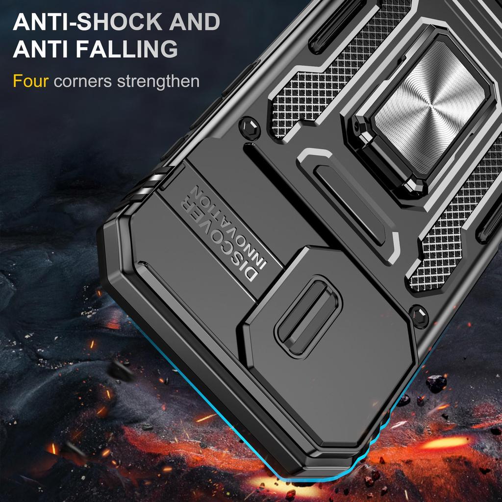 Luxury Shockproof Hybrid Rugged Hard Case Holder Phone Back Cover For Cell Phones