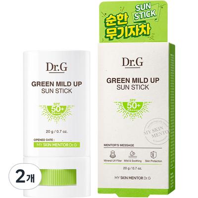 Green Mild Up Sun Stick SPF50+ PA++++, 20g, 2 Units