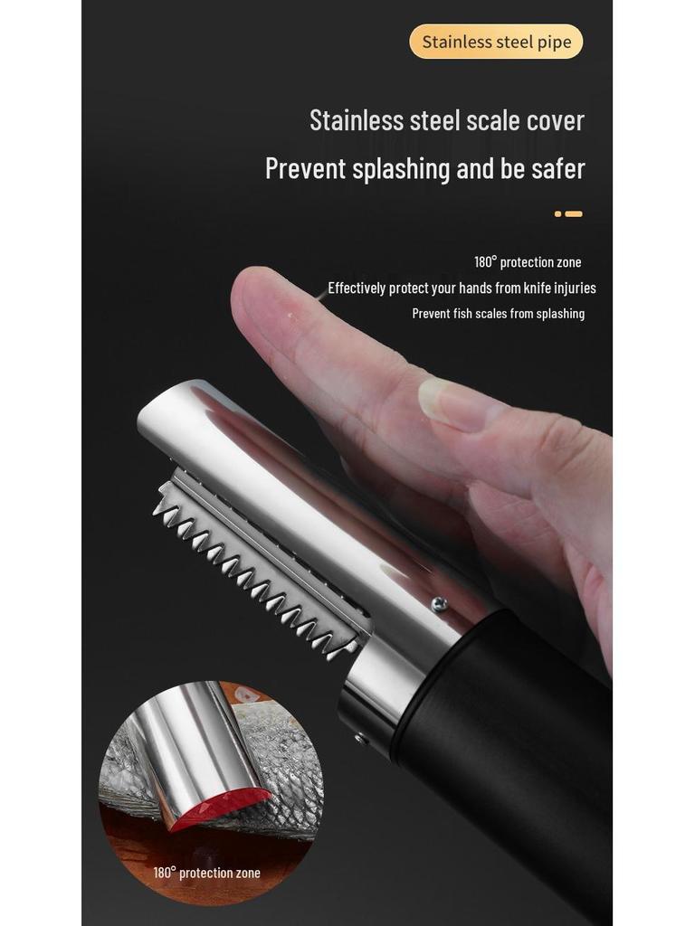 Household Electric Waterproof Rechargeable Fish Scaler Scraper