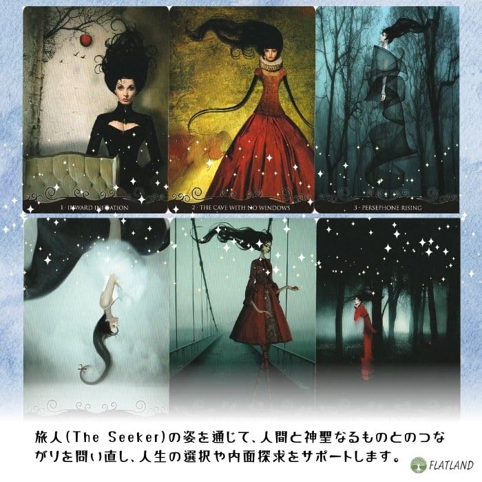 Journey of Lovely Soul Oracle Cards (Japanese Instruction Manual Included) Authentic Feminine