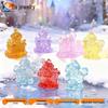 Crystal Dream Castle: Colorful Resin Ornament and Toy for Children
