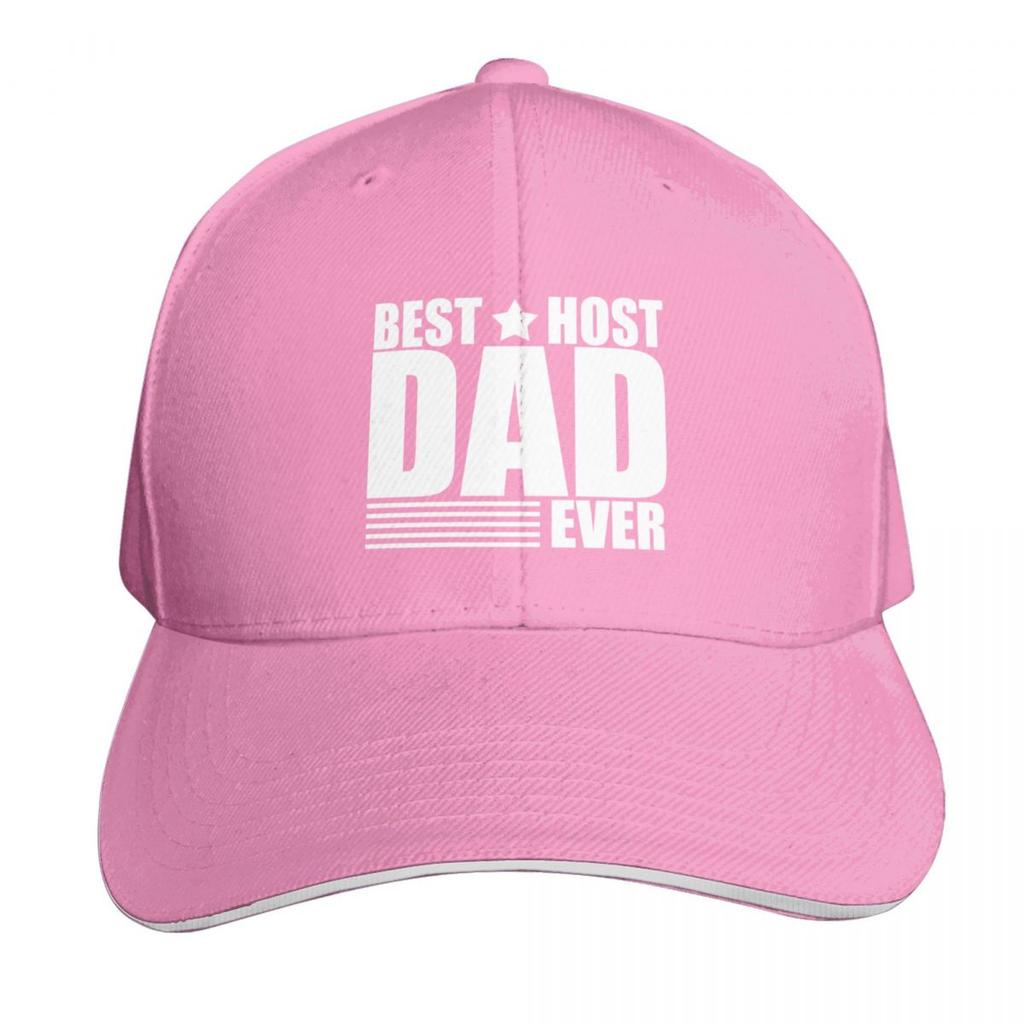 Best Host Dad Ever proud profession funny joke job Baseball Cap Sun Cap Sports Cap foam party Hat Hats For Women Unisexs