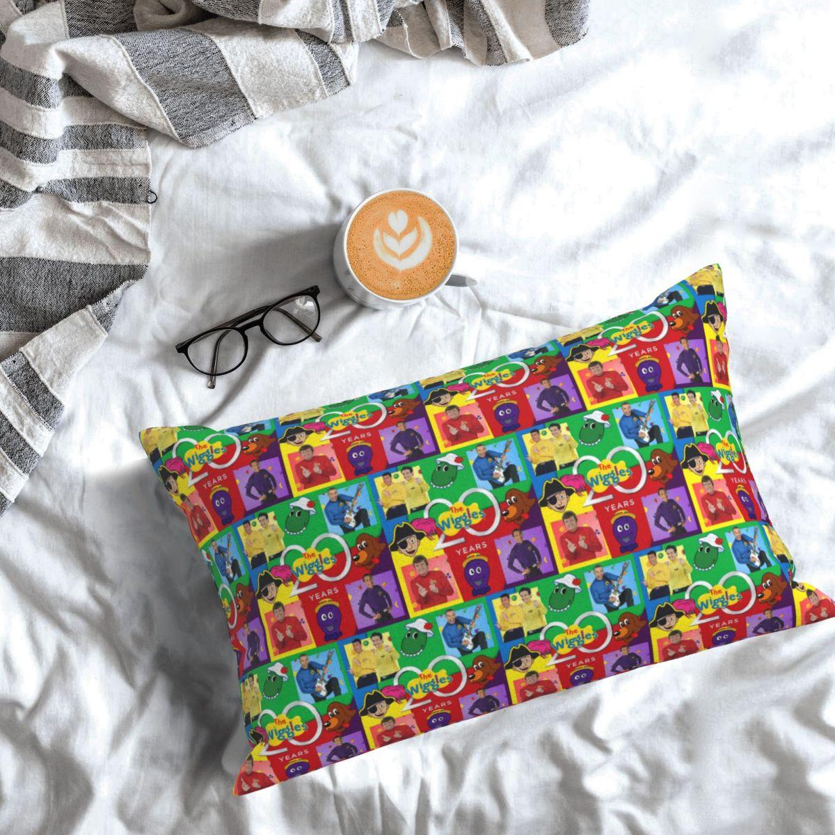 Jmg Clothing Unisex The Wiggles Tv Show Music Band Rectangle Pillowcase Cushion Cover Decor Bedroom Bed Home Comfort Throw Pillow
