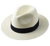 XL 61-64cm Kapelusz Panama - Słomkowy Kapelusz Przeciwsłoneczny z Szerokim Rondem dla Mężczyzn i Kobiet, Duży Rozmiar Plażowy Fedora, Letni Kapelusz na Dużą Głowę (55-60cm Również Dostępne